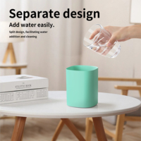Diffuseur d'huiles essentielles pour voiture, portable, 400 ml, humidificateur H2O, mini humidificateurs d'air avec lumière USB, huile essentielle