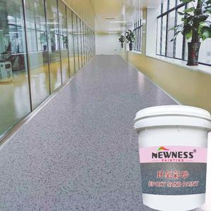 Vernice per Pavimenti in Micro Terrazzo Epossidico con Sabbia Colorata, Imitazione Marmo, Autolivellante, Facile da Applicare, Alta Durezza - Product Image 1