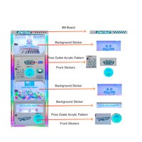 Machine Gacha et Distributeur de Clés avec Support Métallique Personnalisé – Fabricant de Machines de Divertissement Commerciales pour Centres de Jeux