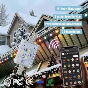 48V 200ft 400ft Wifi Controller Christmas Decoration <b>Lights</b> IP68 Outdoor Permanent Pixel <b>Point</b> <b>Light</b> Source Kit for Eave - Product Image 1