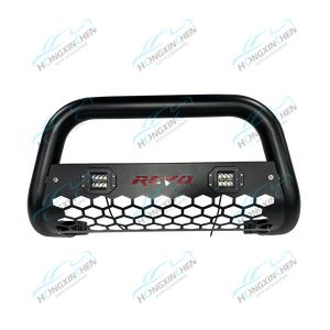 Parachoques delantero de barra de toro de acero negro para camionetas compatible con Navara Colorado <span class=keywords><strong>FJ</strong></span> Cruiser Pajero NP300 - Product Image 1