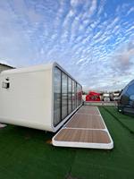 Cabine capsule moderne préfabriquée, cabine de restaurant préfabriquée de qualité supérieure, maison capsule modulaire