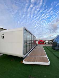 Cabaña Cápsula Moderna Prefabricada, Cabaña Tipo Cápsula para <span class=keywords><strong>Restaurante</strong></span>, Casa Cápsula Prefabricada de Grado Premium, Casa Modular Tipo Cápsula Espacial - Product Image 2