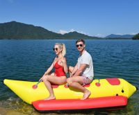 Chine Fabricant Gonflable Banane Ponton Bateaux Waterplay Jouet Bateau Flottant Gonflable Banane Tubes à vendre