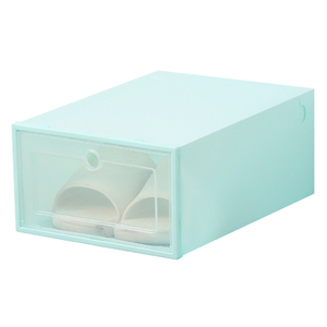 Caja transparente para organizar zapatos, organizador de plástico grueso y plegable, caja de almacenamiento a prueba de polvo apilable, armario combinado para zapatos - Product Image 6