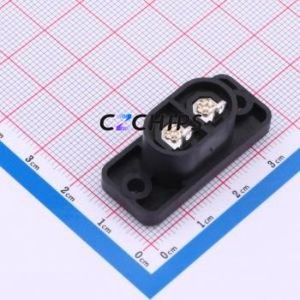 RT-C08-H0-BJ AC Power Connector Through hole Component (THT) Connector IEC 320-C8 1 2 Panel Mount - Product Image 2