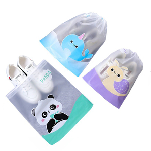 Sacchetti Fitness con coulisse richiudibili stringhe portaoggetti A4 sacchetti da viaggio in plastica sacchetti di custodia trasparente - Product Image 5