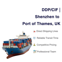 Transitaire maritime professionnel Chine-Port de Thame (Royaume-Uni) – Expédition LCL, conditions CIF pour marchandises dangereuses et générales – Délai de transit 42-45 jours