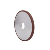 SAISU Meule à tronçonner personnalisable à haute précision, en diamant/CBN, à liaison résineuse, de forme plate, avec grain 60/80-120 pour outils PDC