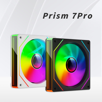 Ventilador de PC Gamer-X de Alta Calidad, 120 mm, ARGB, con Rodamiento de Fluido, para Caja de Ordenador, PWM de 4 Pines, Refrigerador Prism 4Pro, Diseño de 4 Disipadores de Calor, 20dBA, 56.8CFM