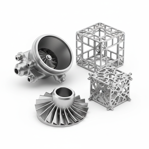 Pièces automobiles en aluminium imprimées en 3D, personnalisées OEM/ODM, légères, prototypage rapide, fabrication de pièces de rechange à la demande (7-15 - Product Image 1