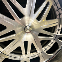 Rines de Aleación Forjada de 18-26 Pulgadas, 5x108/5x112 PCD, Acabado Cromado, Personalizados para Volkswagen y Cadillac