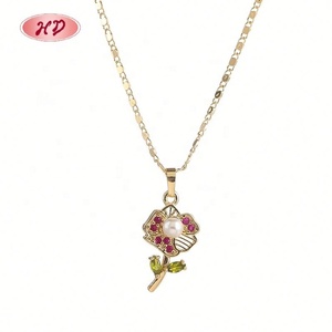 Conjuntos de Joyería de Moda, Circonita Cúbica AAA, Chapado en Oro de 18K, Collar y Aretes de Latón con Forma de Corazón, Conjuntos Modernos para Mujer, para Bodas, Fiestas y Uso Diario - Product Image 5