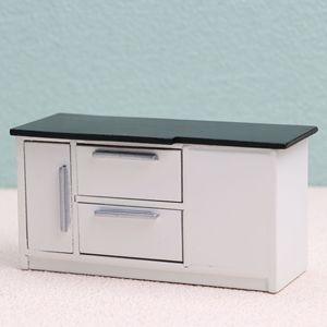 Maison de poupée 1/12 Cabinet d'évier en <span class=keywords><strong>bois</strong></span> Maison de poupée Mini meubles de cuisine Banc de cuisine miniature <span class=keywords><strong>Poêle</strong></span> - Product Image 5