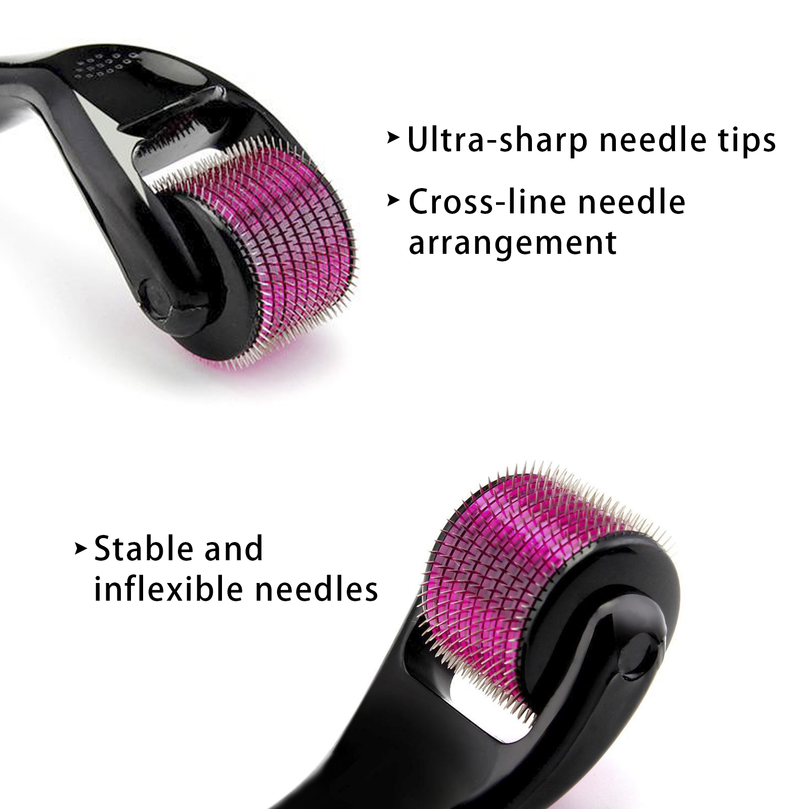 high quality derma roller Best Skin Roller 540 Titanium Micro Needles 0.5mm/1mm/1.5mm Derma Roller