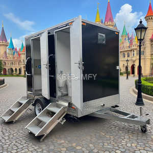 Nouvelle conception 2025 de toilettes portables pour handicapés, remorque de toilettes mobiles avec douche - Product Image 4