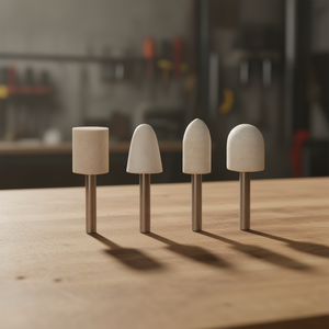 Tampons de polissage Fervi sur tige, formes variées pour une finition de précision - Product Image 3