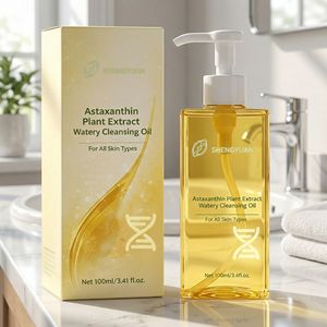 Huile Nettoyante Antioxydante à l'Astaxanthine Fermentée en Gros, Démaquillant Waterproof en Vrac, Fournisseur de Soins de la Peau à Marque Privée - Product Image 1
