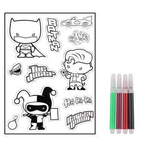 Set di Adesivi 3D da Colorare per Bambini, Gioco Educativo Artistico Fai-da-Te con Motivi di Unicorni e Supereroi per 4-12 Anni, Tema Animali e Natura - Product Image 5
