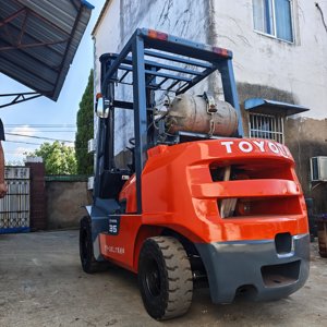 Used LPG Forklift 3 Ton Forklift Truck Two Stage Mast FDZN20 FDZN25 FDZN30 FGZN20 FGZN25 FGZN30 Hydraulic <b>Side</b> Shifter Solid - Product Image 4