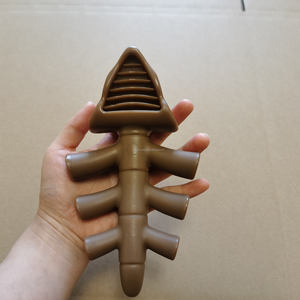 Jouets à mâcher en nylon en forme de Triceratops <span class=keywords><strong>pour</strong></span> mâcheurs agressifs de grande/moyenne taille nettoie les dents et satisfait les instincts de mastication - Product Image 3