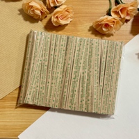 Ruban en papier kraft torsadé à motifs de lettres et de cœurs, style esthétique du Festival Fanxing, pour sacs cadeaux, sucettes, desserts et fleurs