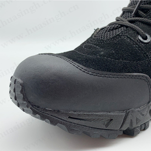 Hhm, da lộn mềm da + nylon vải trên mùa đông màu đen đi bộ đường dài khởi động siêu shock-proof PU + cao su đế ngoài chiến đấu khởi động hsm335 - Product Image 5