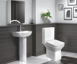 <span class=keywords><strong>Toilette</strong></span> อ่างน้ำเซรามิกนั่งยองแบบฝาปิดห้องส้วมคู่แบบปิดเพื่อความสะดวกสบายดีไซน์ห้องน้ำอัปฟลัช - Product Image 5