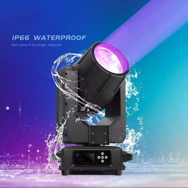 Outdoor Waterproof IP65 Strong Beam Light 380w 20R Sky Sharpy Moving Head Light WIth Led Ring Effect DMX512 Stage Lighting