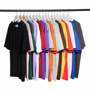 เสื้อยืดสั่งทำพิเศษ 230gsm 280gsm 300gsm 320gsm เสื้อยืดโอเวอร์ไซส์เนื้อหนา ทรงหลวม ไหล่ตก สไตล์สตรีทแวร์ ผ้าฝ้าย 100% เสื้อยืดสั่งทำ - Product Image 1