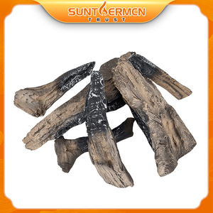 <strong>Slow</strong> <strong>Burning</strong> <strong>Logs</strong> Gas <strong>Log</strong> Ceramic Fiber Fireplace with High Quality - Product Image 5