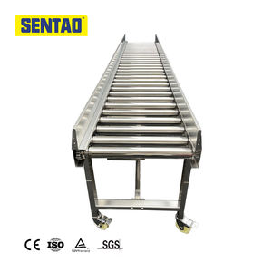 Kutu taşıma için güvenilir makaralı konveyör verimli lojistik taşıma restoranlar gıda mağazaları üretim tesisleri kauçuk kemer - Product Image 3