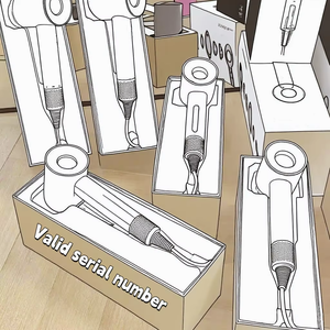 ไดร์เป่าผมคุณภาพเยี่ยม ความเร็วสูงพิเศษ ปล่อยประจุลบ รุ่น HD08 ไดร์เป่าผมไร้ใบพัด - Product Image 1