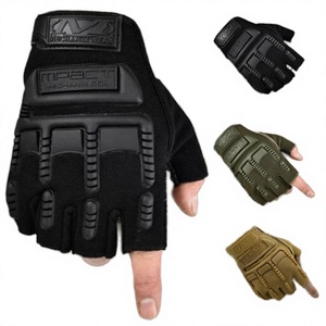 Half-Finger Tactical <b>Gloves</b> Non-Slip Waterproof Outdoor Sports Camping Shooting Hiking Motorcycle Weight Lifting Unisex <b>Suede</b> - Product Image 3