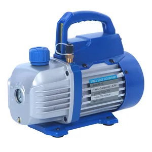 VP215 Dual Stage Price Mini Rotary Vane Air AC Vacuum Pump For Refrigeration And Heat Exchanger Parts
