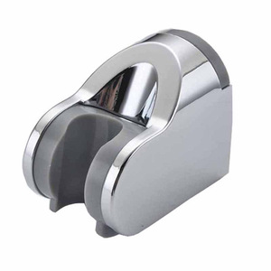 Support de pomme de douche réglable, accessoire de salle de bain intégré noir électroplaqué pour le rangement de la pomme de douche - Product Image 5