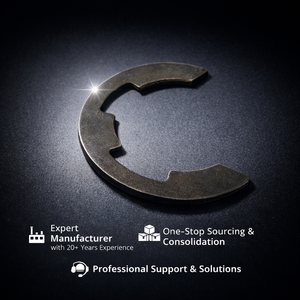 טבעת קיבוע מפוצלת CNS 9076 פלדת פחמן מצופה אבץ שחור מורכבת רדיאלית טבעת הצמדה תקנית DIN דרגה 8.8 - Product Image 1