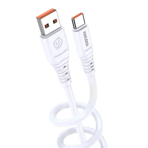 KAKUSIGA câble de données à haute efficacité de transmission 3,2 a 5A Micro type-c USB ligne de données à charge rapide