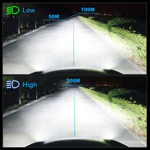 Mini phare de voiture Led sans ventilateur, vente en gros d'usine NF H13 HB3 H15 H16 Led phare H11 H7 H4 HB4 880 881 Led projecteur - Product Image 6