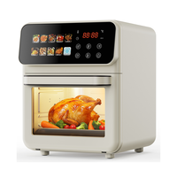 Freidora de Aire Doméstica, Gran Capacidad, Freidora Eléctrica con Ventana, Horno Eléctrico Automático Multifunción, Horno de Aire, Venta al por Mayor para Regalos