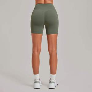 Nuovi Shorts da Yoga Joyyoung per Donna, Senza Cuciture Invisibili, Resistenti alle Pieghe, in Spandex/Nylon, a Vita Alta, Modellanti - Product Image 4