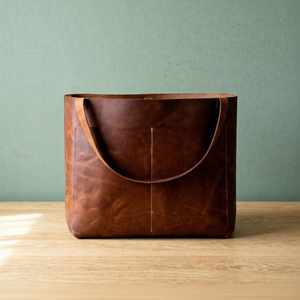 Sac à main de luxe en cuir véritable pour femme, style minimaliste, avec fermeture éclair, imperméable, léger, antivol, décontracté, 3L+ - Product Image 3