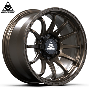 Cerchi Forgiati Ultra-Leggeri Personalizzati a Concavità Profonda, Nero Opaco/Bronzo/Argento, 10 Razze per <span class=keywords><strong>Auto</strong></span> Stile <span class=keywords><strong>JDM</strong></span> Lexus, Camry, Acura - Product Image 1