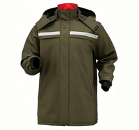 Parka Larga Acolchada de Poliéster Tejido para Invierno, con Capucha y Cierre de Cremallera, Diseño Cálido y Resistente al Frío