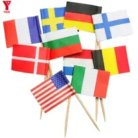 Safe And Healthy Edible Quality Kids Toys Toothpick Flags