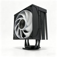 4HB-12B1-9YLDG3 CPU Cooler 120mm ARGB PWM Fan 4 Heatpipes Air Cooler for Intel LGA 1700 1851 AMD AM5 AM4 Gaming PC Fan