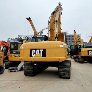 Excavatrice de construction de taille moyenne à rendement stable Caterpillar 320C pour la manutention des agrégats dans les centrales à béton - Product Image 4