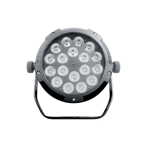 <span class=keywords><strong>ไฟ</strong></span> <span class=keywords><strong>LED</strong></span> Slim Par Light RGBW 4-in-1 ขนาด 18*10 วัตต์ ควบคุมด้วย DMX512/ระบบเสียง IP33 Ra90 CRI สำหรับงานปาร์ตี้ คลับ และงานแสดงสด - Product Image 1