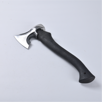 Hache à main industrielle portable de qualité supérieure, design Viking, en acier à haute teneur en carbone, manche en bois noir, pour la randonnée, le camping, vente en gros