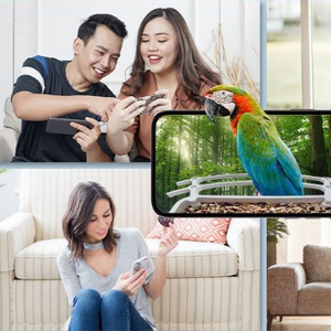 กล้องมองกลางคืนสีเต็มรูปแบบ พร้อมระบบสื่อสารด้<span class=keywords><strong>ว</strong></span>ยเสียง มุมมองกว้าง ความคมชัดสูง ระบบจดจำนก เครื่องให้อาหารนกอัจฉริยะ - Product Image 6
